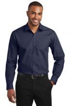 Port Authority ® Slim Fit Carefree Poplin Shirt Dress Shirt